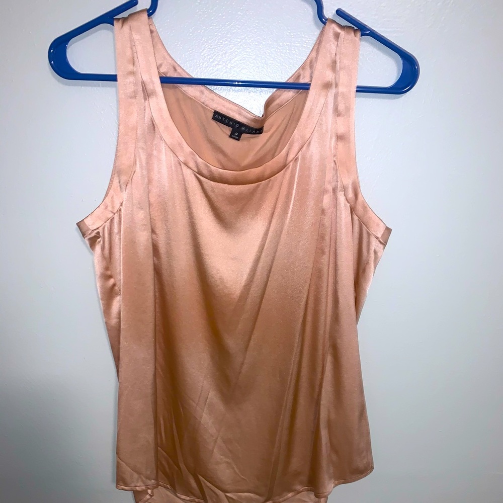 Never worn Antoni Melani Peach Silk Blouse!
